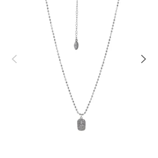 애즈온 목걸이 SQUARE STONE NECKLACE