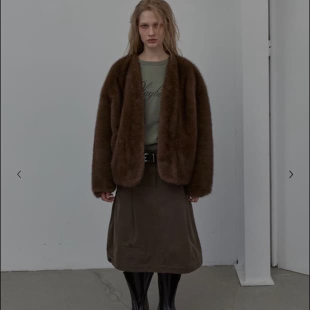 Lcdc 리버시블 퍼자켓 새상품