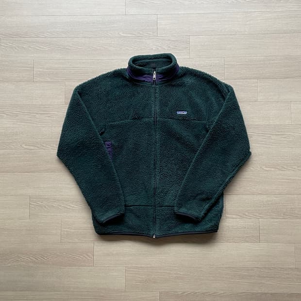 90s 파타고니아 딥파일 PEF 그린 퍼플 자켓
