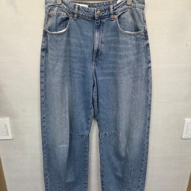 자라 파라슈트 와이드 데님팬츠 eur 30 대략 31 32