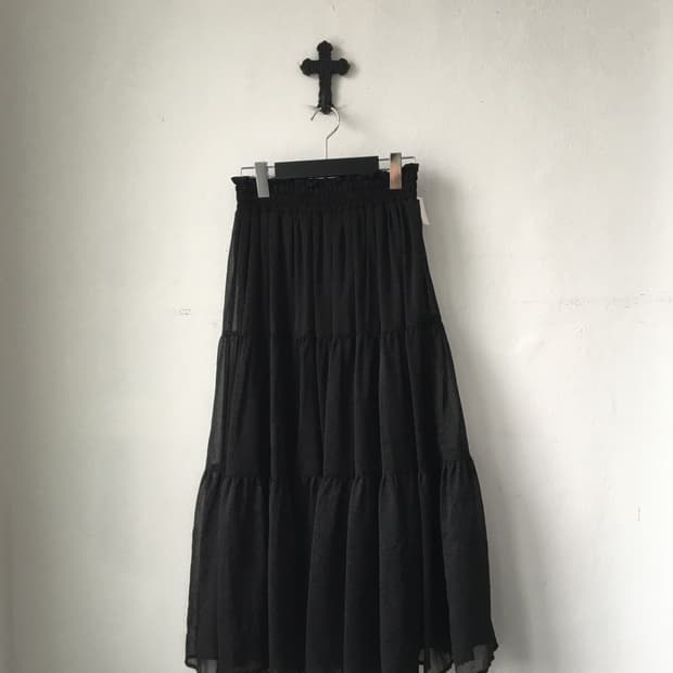 Layer long skirt