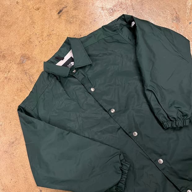 [정품/S] 노스페이스 그린 코치 셔츠 자켓 b14