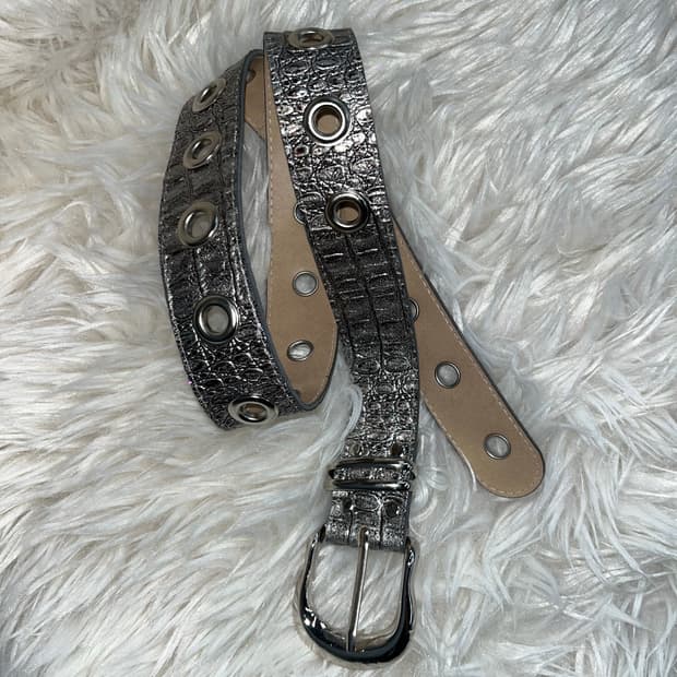 Japan Vintage Silver Belt