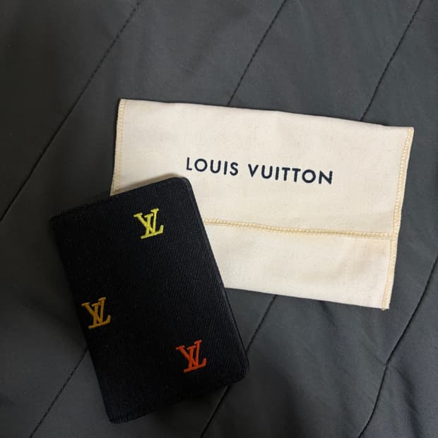 루이비통 블라송 데님 오거나이저 오렌지