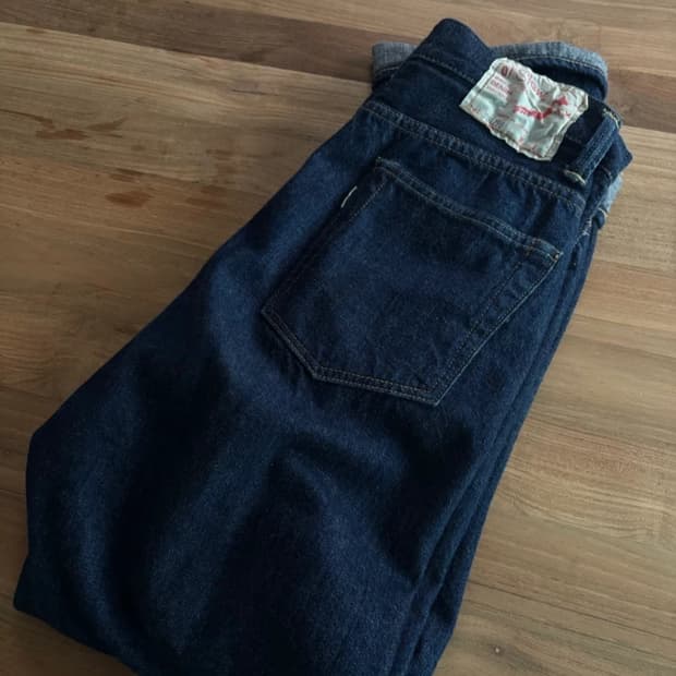 오어슬로우orslow 셀비지 데님 S