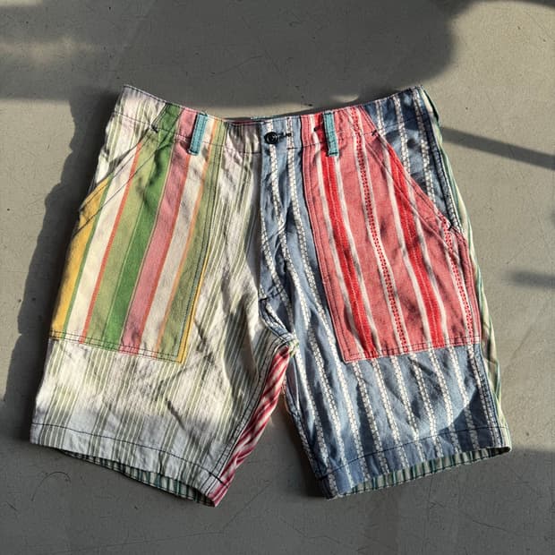90s MONITALY patchwork short