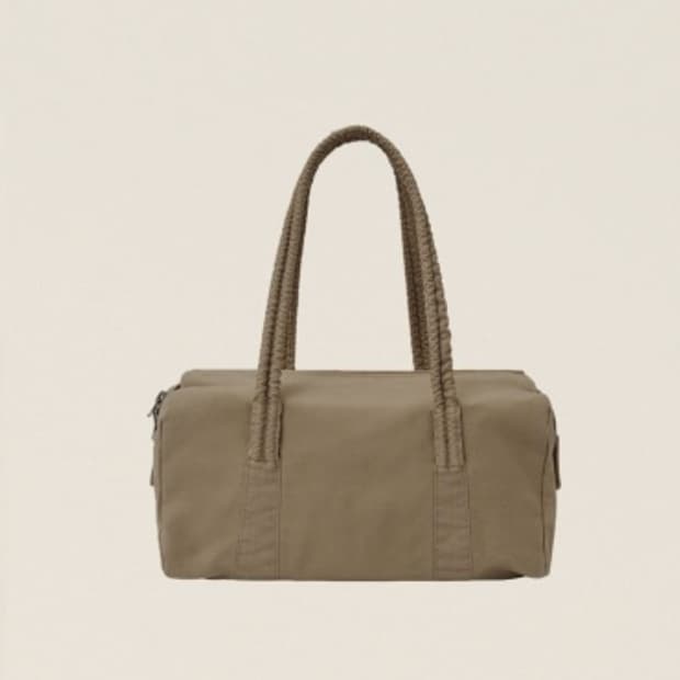 삼) 누마레 더플백 브라운/베이지 라지