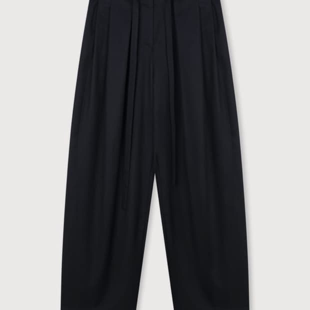 에토스 wide waist strap pants