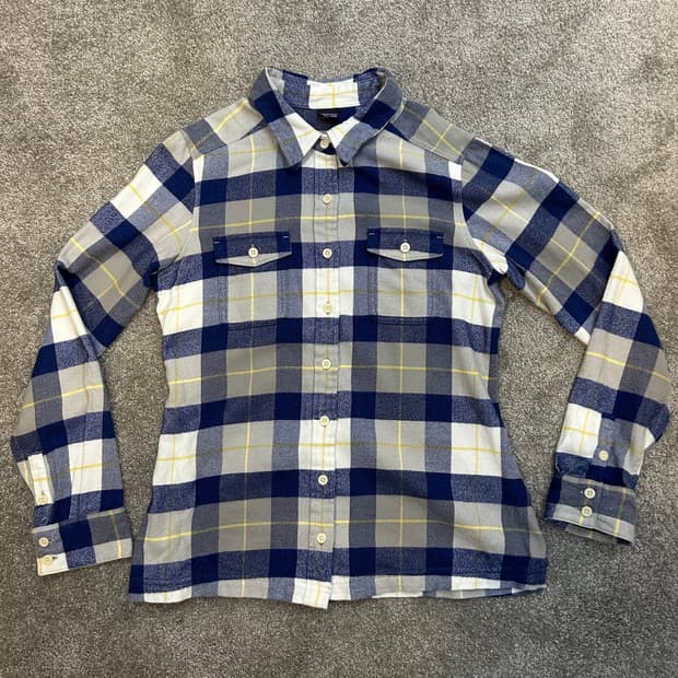 파타고니아 여성 체크 셔츠