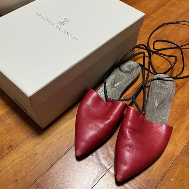 브루넬로쿠치넬리 드레스업 레드슈즈