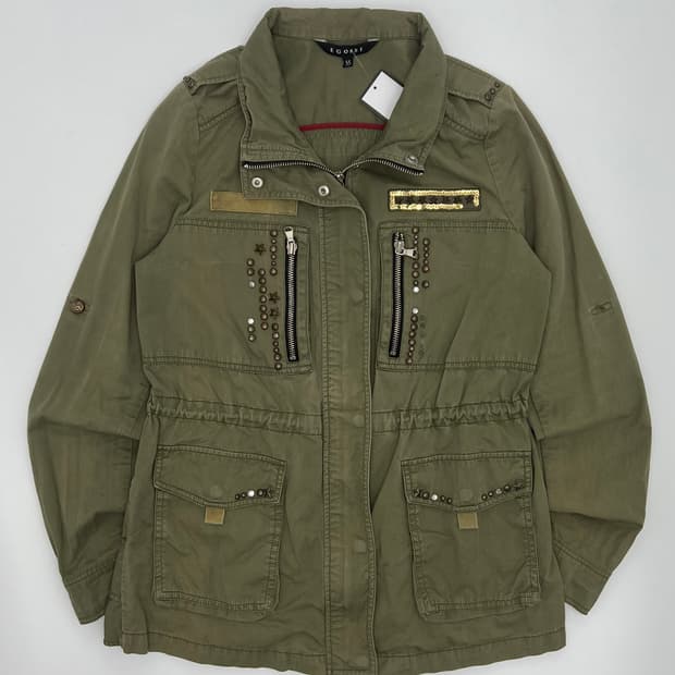 에고이스트 스터드 디테일 야상자켓