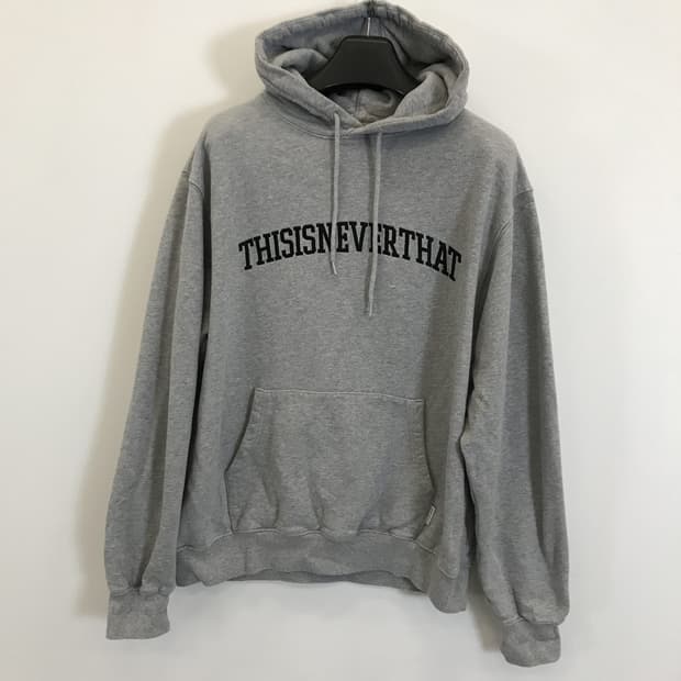 디스이즈네버댓 아치로고 후드 [L]