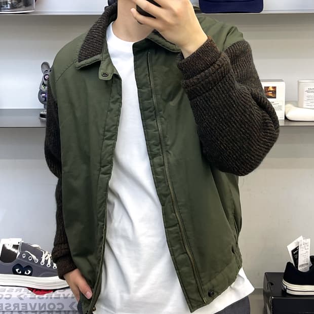 크리스찬 디올 90s 니트 도킹 블루종