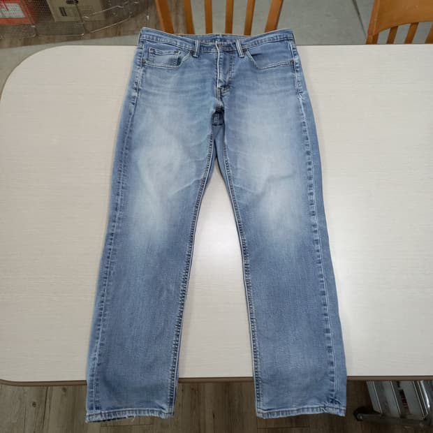 33 리바이스541 워싱 스판 슬림일자진 연청 33-434