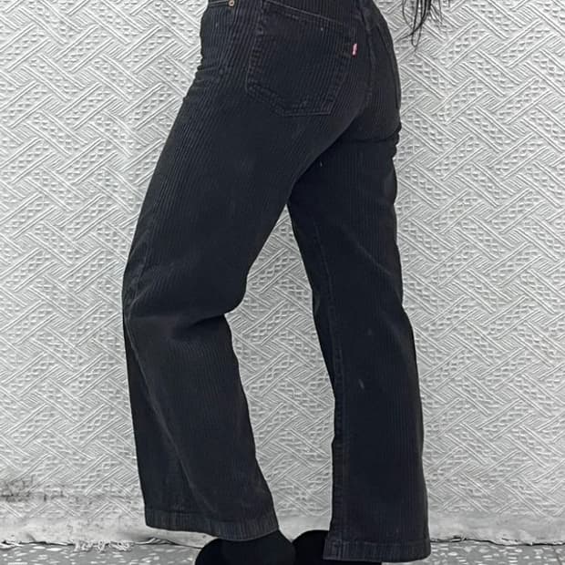 리바이스 캐주얼 시크 하이웨스트 코듀로이 코튼팬츠 25인치 C09640