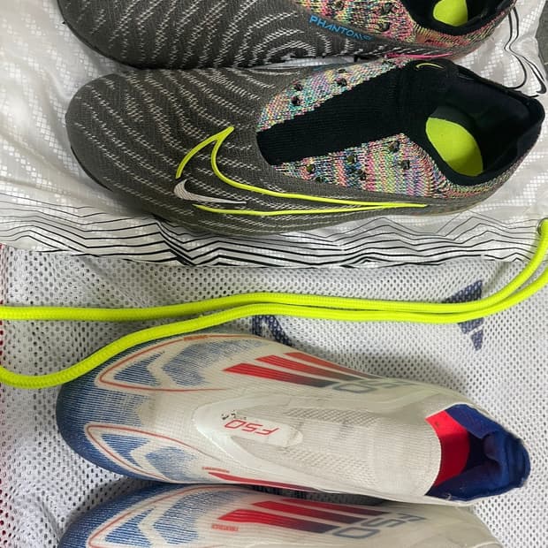 나이키 팬텀 아디다스 f50