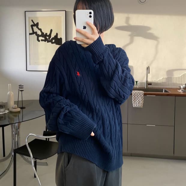 폴로랄프로렌 케이블 니트 (Man 2XL) AA0963