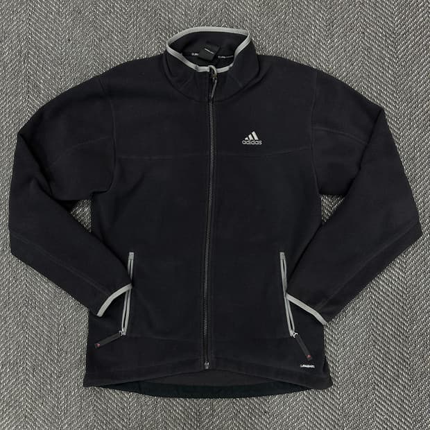 아디다스 후리스집업 블랙