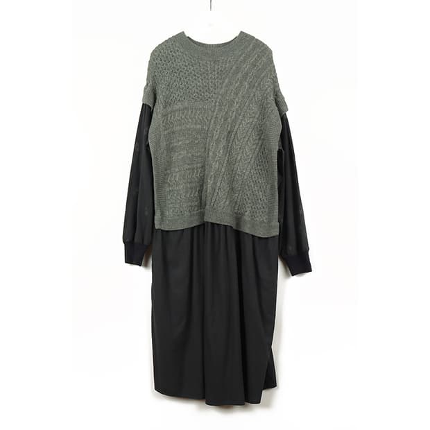 SUPER HAKKA 니트원피스(F) 수퍼하카원피스 모리걸