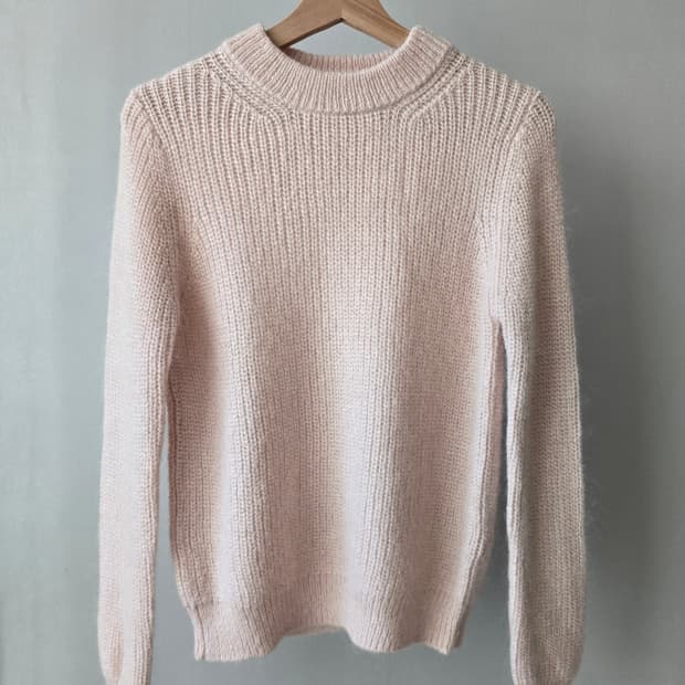 제나시스 연핑크 모헤어 니트 FREE