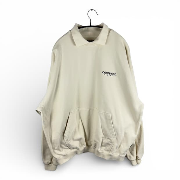 M) 팔렛 x 커버낫 카라 맨투맨 아이보리