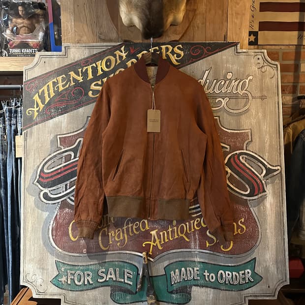 50s USA Vintage Deer Skin Suede Jacket
