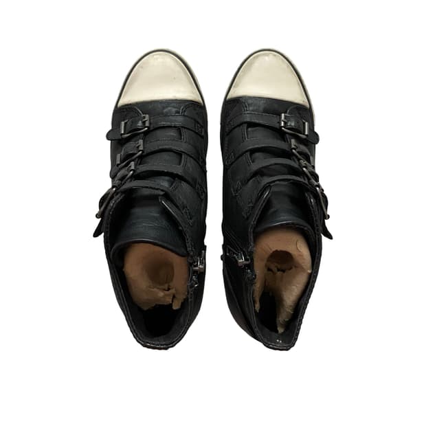 [아쉬 애쉬 (ASH)] 정품 가죽 웨지힐 스니커즈 (38사이즈)