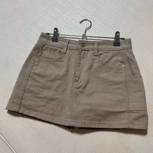 쿨베이지 미니스커트 S