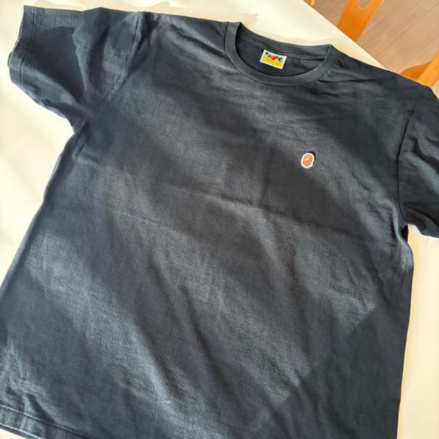 Bape 스몰로고 검정 반팔 xl사이즈