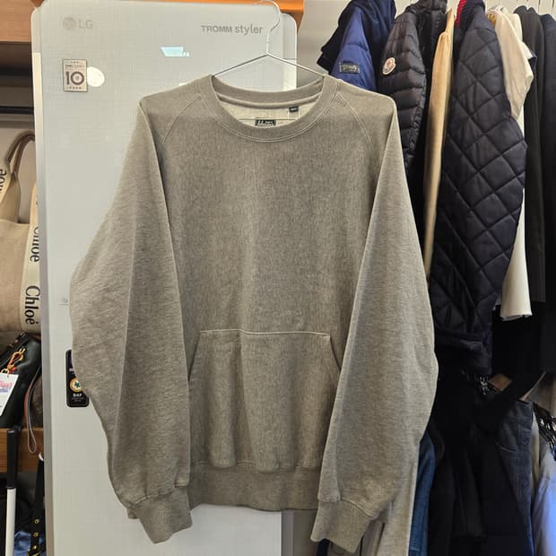 [쿨거환영]카키스 오버핏 포켓 맨투맨 그레이