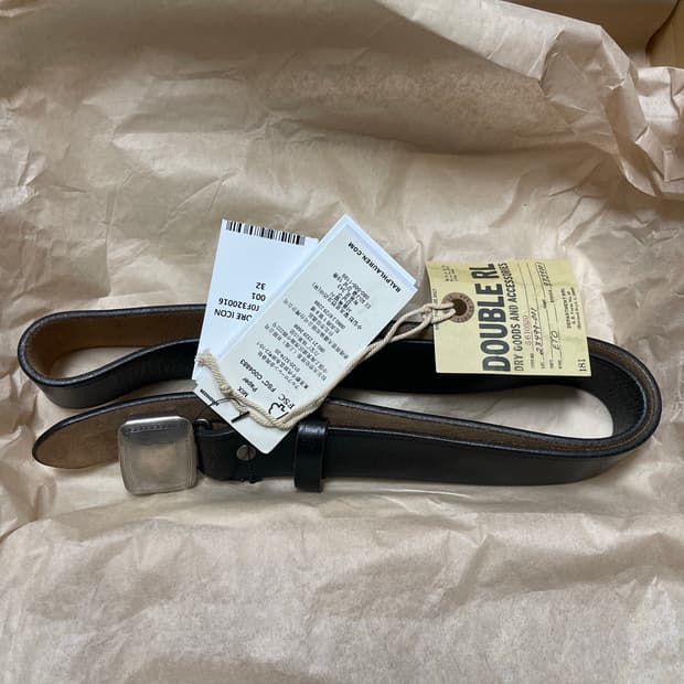 Rrl 빈센스벨트 블랙 32 국내새상품