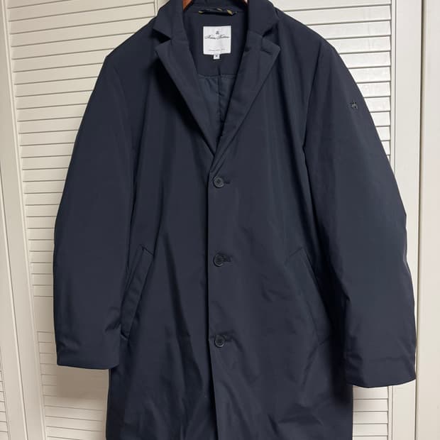 브룩스 브라더스 이탈리아 원단 패딩 코트 M 100~ 폴로