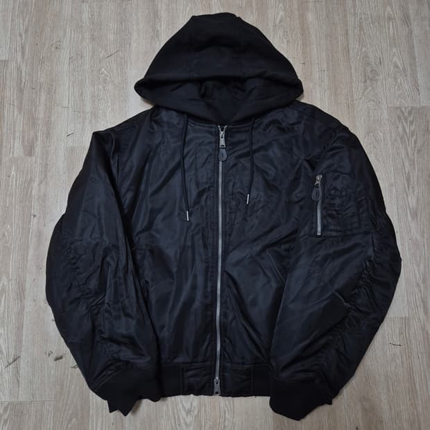 스파오 사이드포켓 후드 MA-1 항공점퍼 L(100)