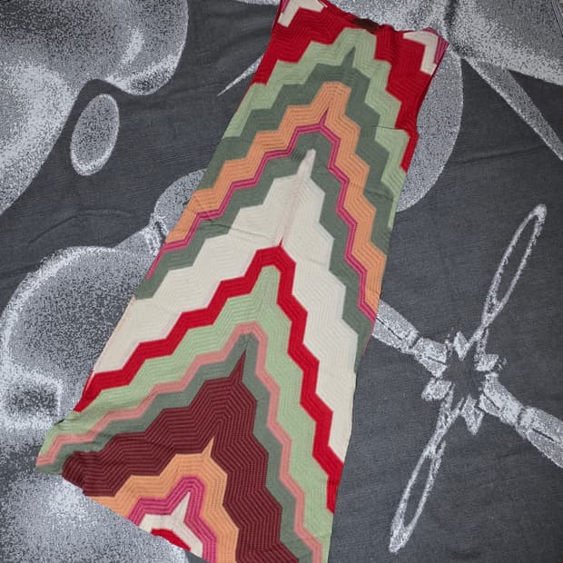 미쏘니 정품 패턴 니트 원피스