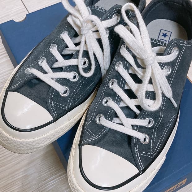 컨버스 척 테일러 로우 스웨이드 240mm