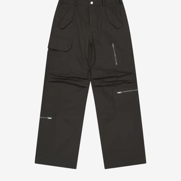 뚜오미오 립스탑 카고 팬츠 차콜 size 1