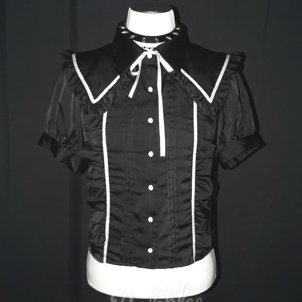 (bubbles) sailor frill blouse 