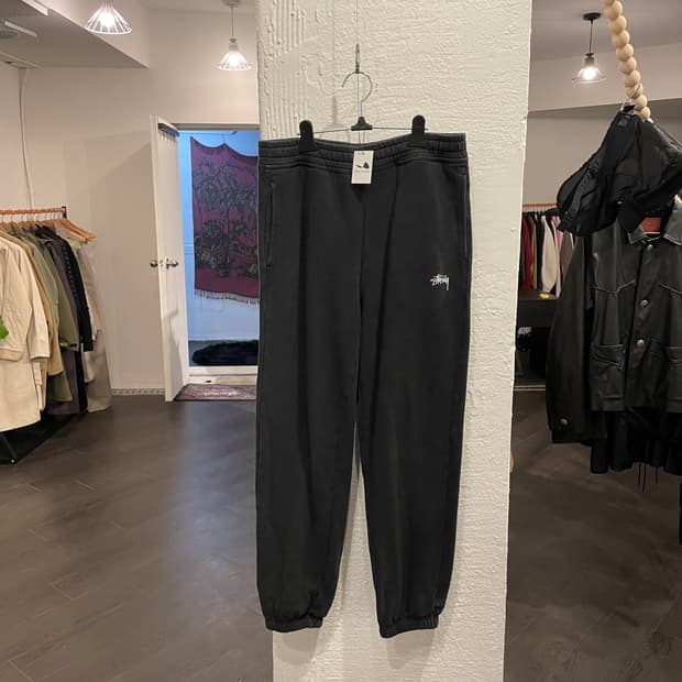 스투시 로고 스웨트 팬츠