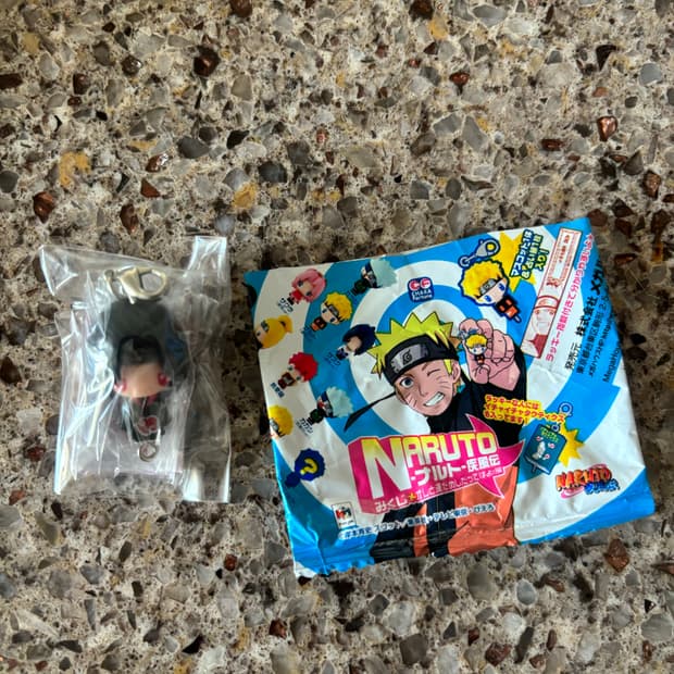 희귀고전) 나루토 캐러포춘 이타치 미개봉 키링