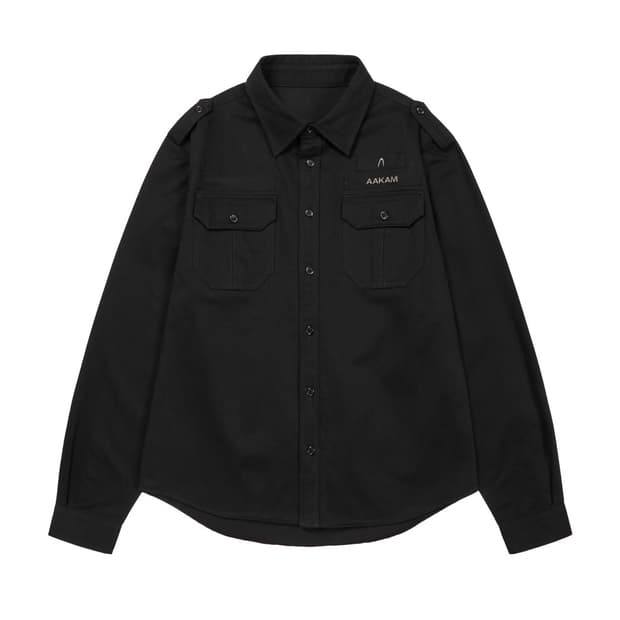 아캄 Military Field Shirts (Black)