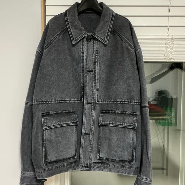 준지 데님 자켓