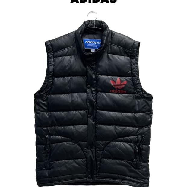 (110) 아디다스 AC 패딩조끼 베스트 블랙