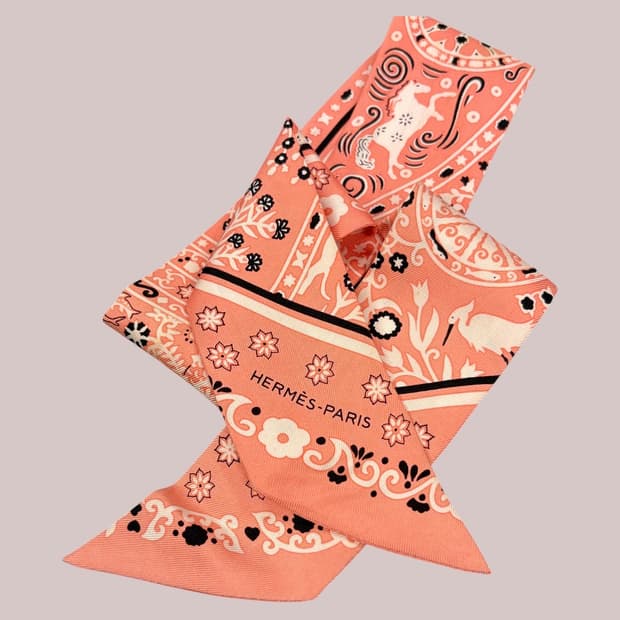 Hermes 에르메스 레 클레 밴다나 트윌리