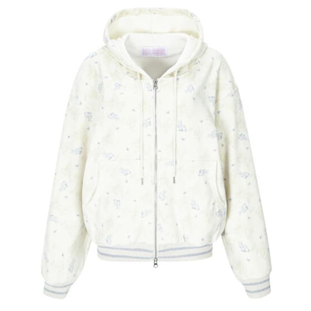 Minjiena 민지에나 플러피 래빗 후디