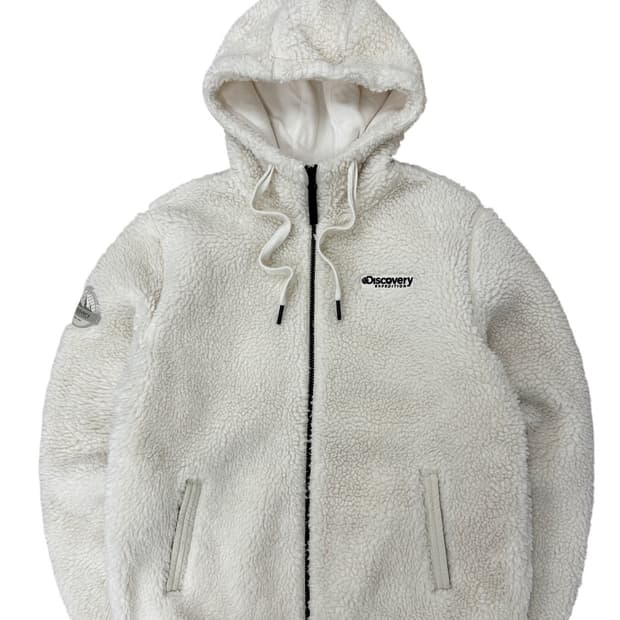 디스커버리 플리스 화이트 (L) 