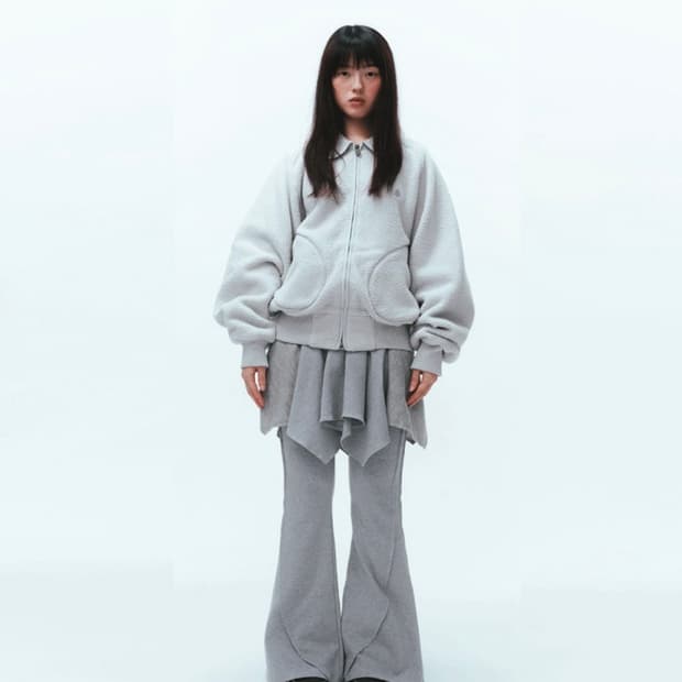 Coyseio 코이세이오 시보리 후리스 (화이트)