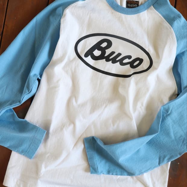 [The Real McCoy’s] Buco Blue Raglan Tee