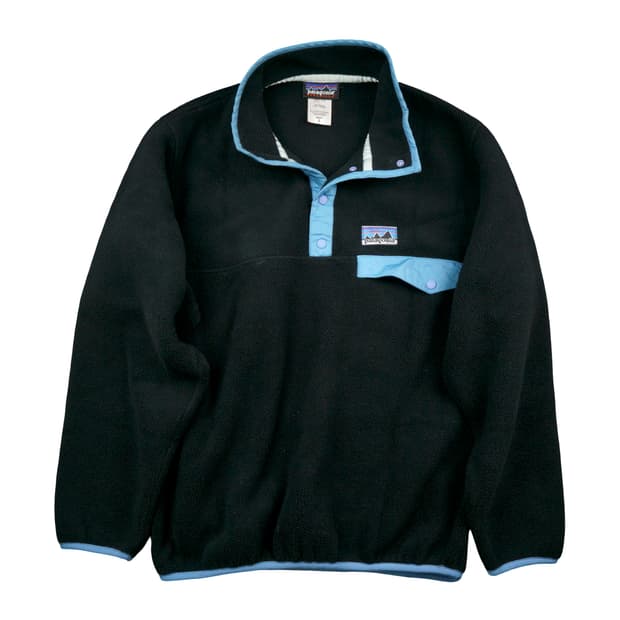 99FW 파타고니아 신칠라 스냅-T 블랙/스카이블루 멕시코
