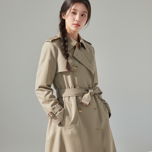 닥스 런던 트렌치 코트 M