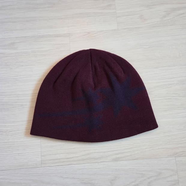 나이스고스트클럽 3STAR BEANIE_BURGUNDY